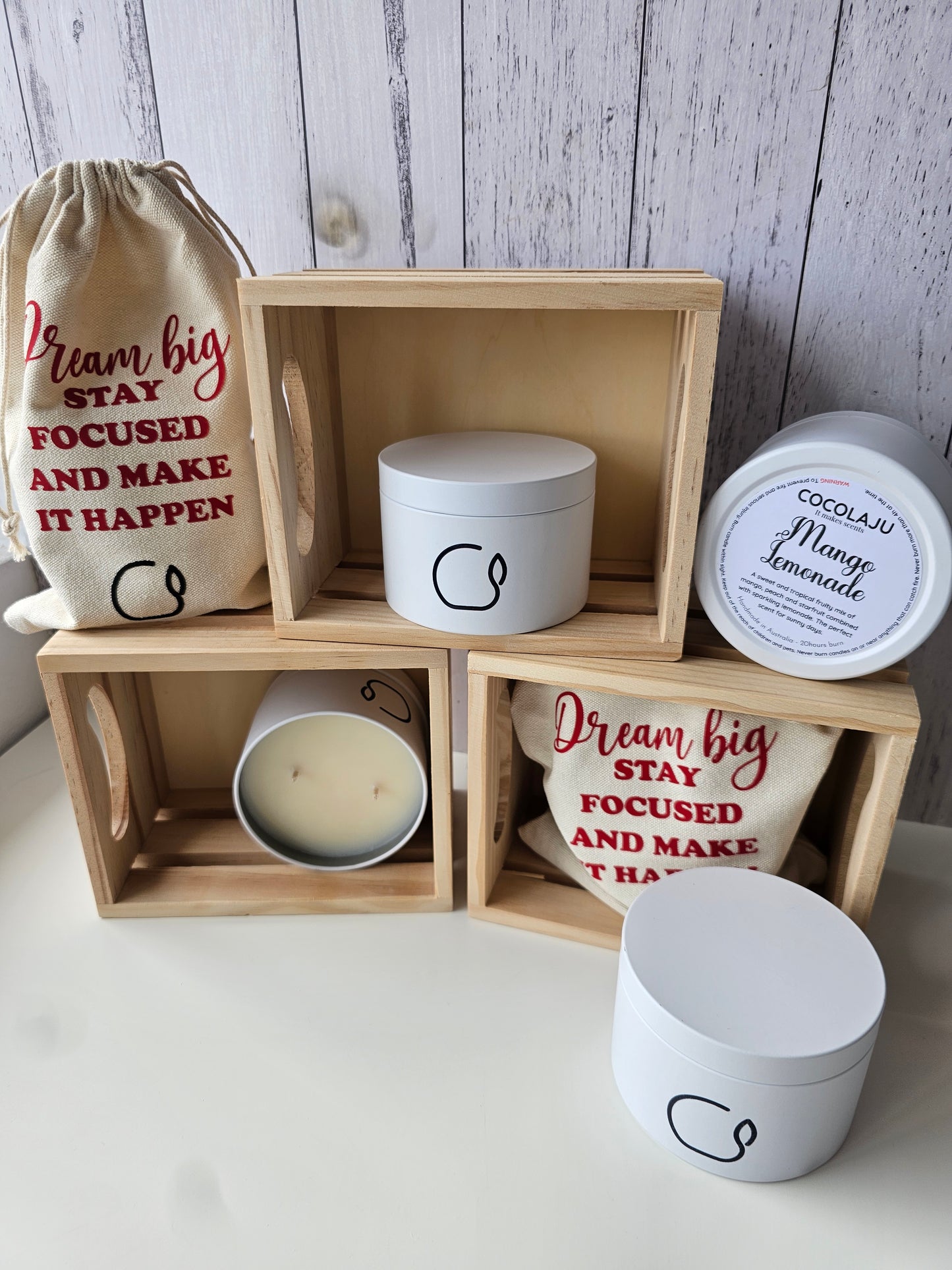 White Tin Candles - 20hours