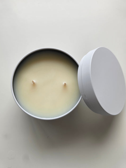 White Tin Candles - 20hours