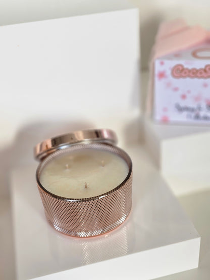 Rose Sparkle Candle Jar