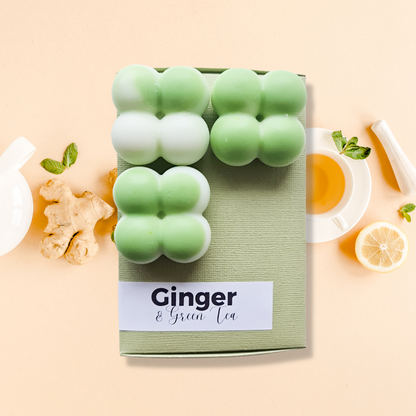 green Ginger and Green tea wax melts